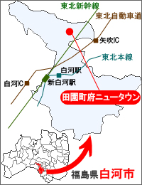 田園町府ニュータウン地図