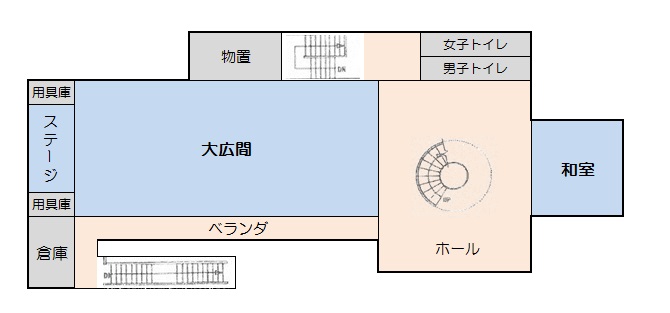 東公民館平面図2階