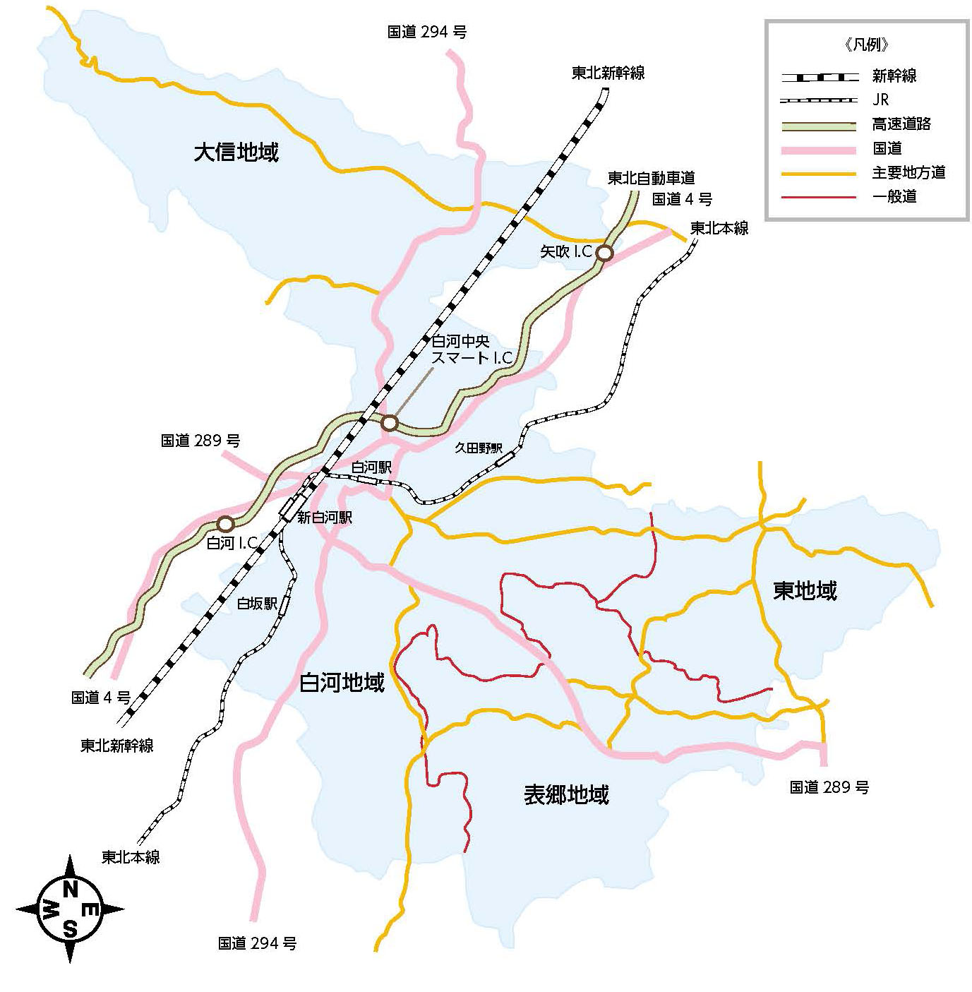 白河市位置図