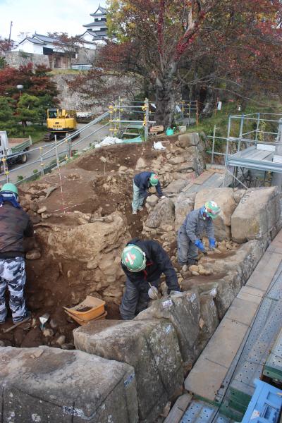 藤門跡の解体状況