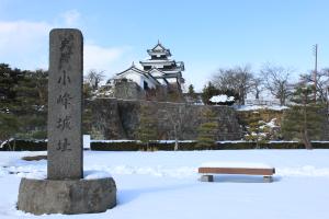 小峰城　冬