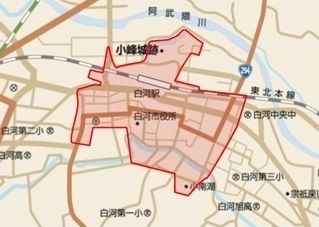 まちなかチャレンジ応援事業対象区域
