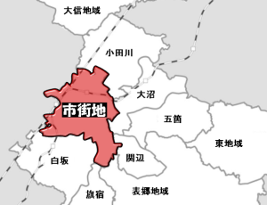 市街地位置図