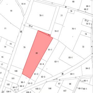15表郷金山字瀬戸原80公図