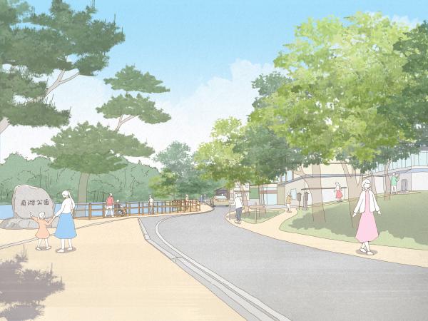 南湖基本構想(東側入り口)