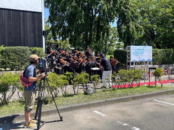 大河ドラマ展オープニングセレモニーの様子1