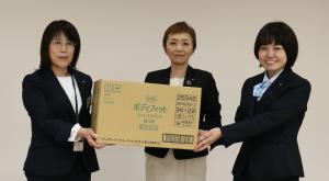 R7生理用品贈呈式　白河市