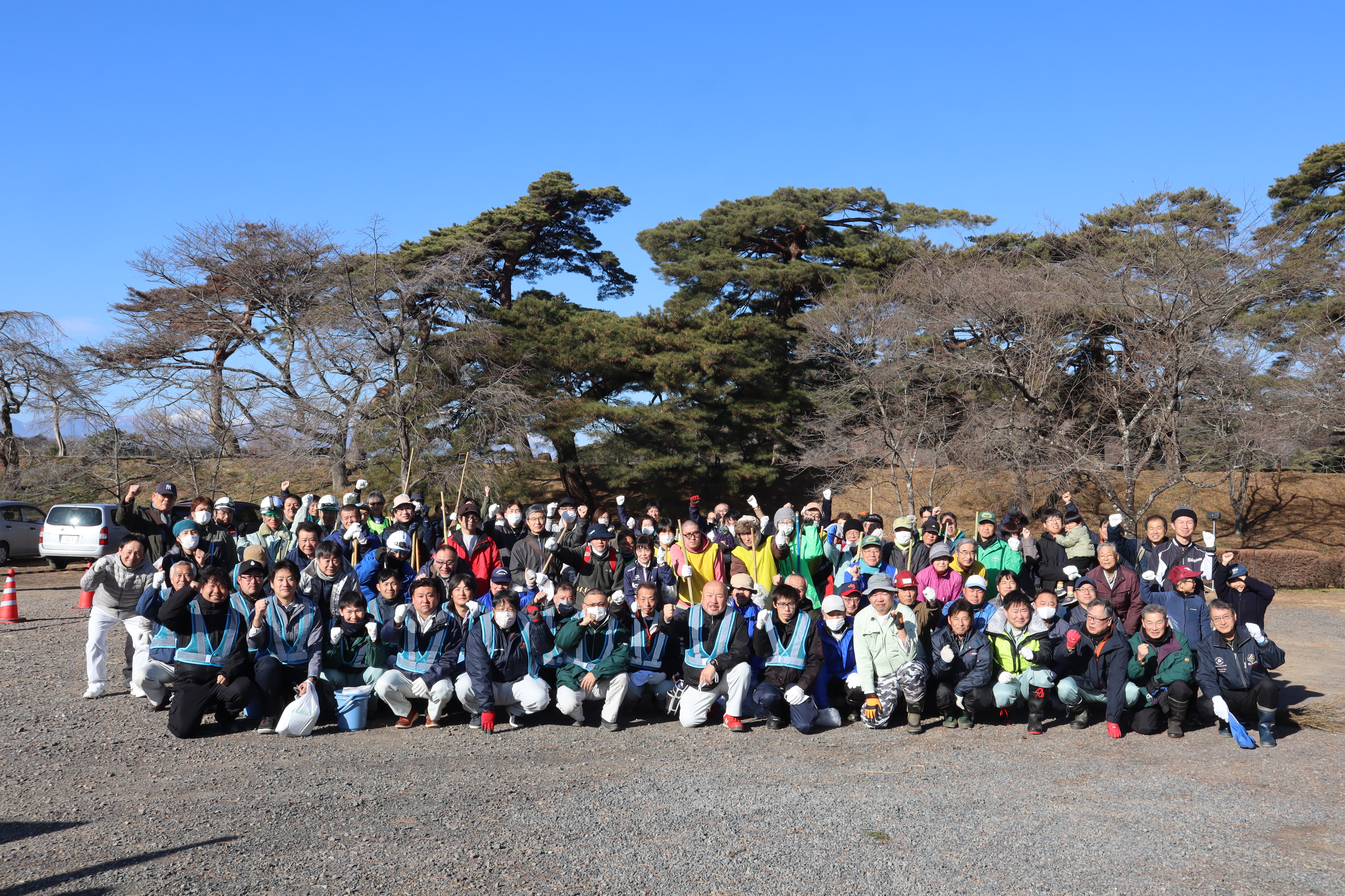 清掃ボランティア集合