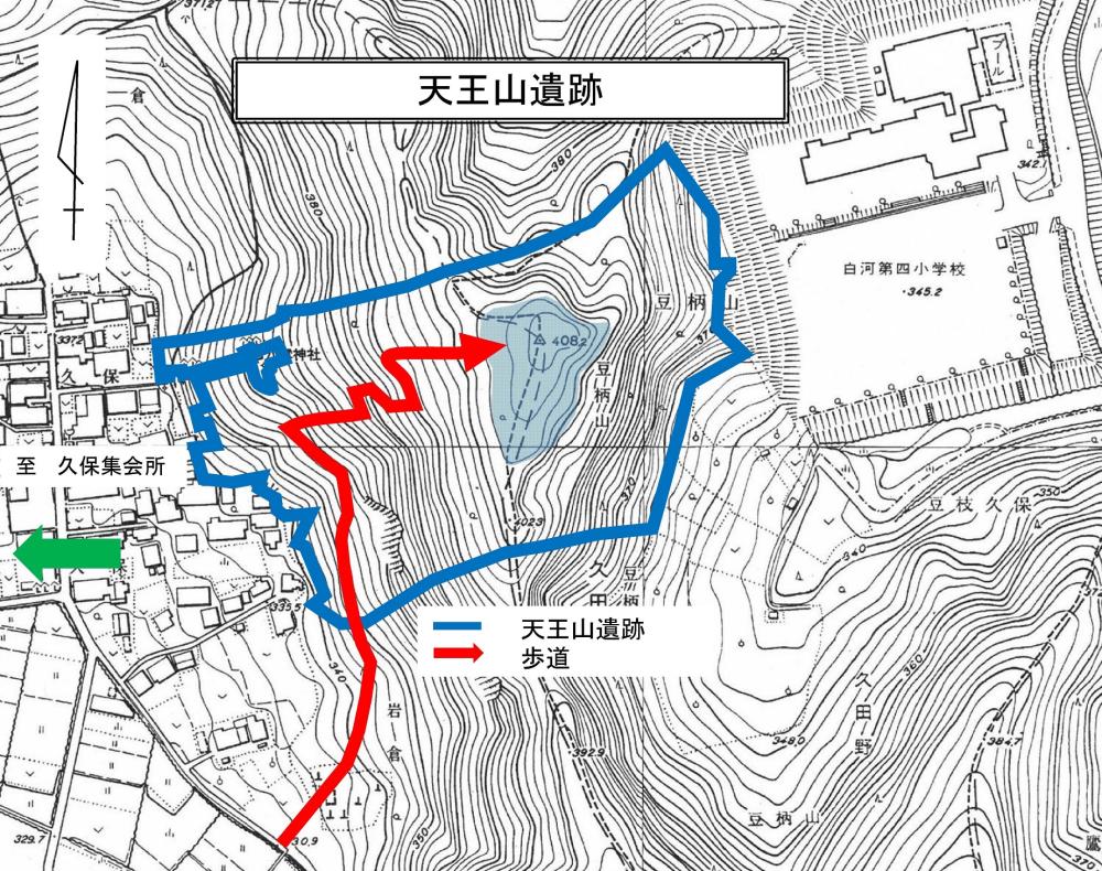 天王山遺跡範囲図 (軽量)