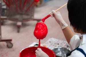 ゼロから作るだるま体験(2)