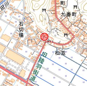 石切場43-1ほか位置図