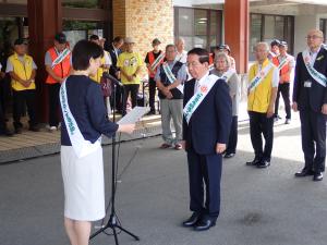 第76回社明伝達式