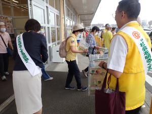 第76回社明街頭啓発活動