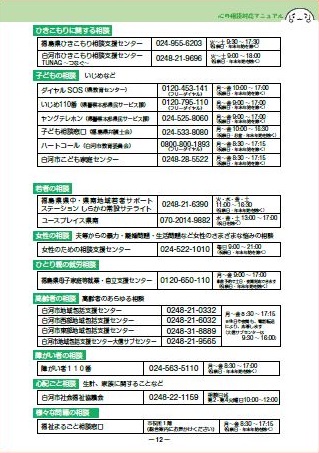 心の相談対応マニュアル(3)R8