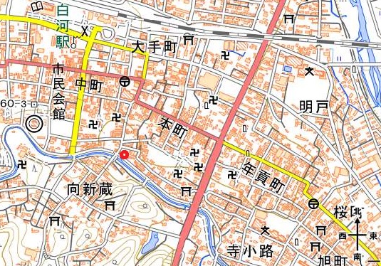 新蔵町40番地2_位置図